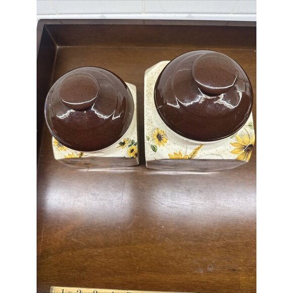 sunflower kitchen canister set - Picture 2 of 12